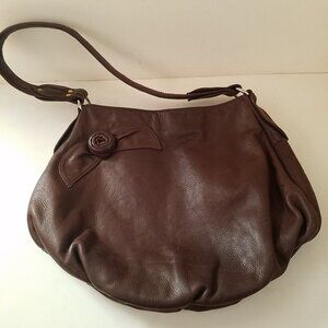 Elysian Park LA Brown Leather Shoulder Purse Bag